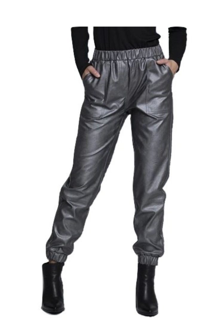 Moutaki eco-leather δερματίνη παντελόνι