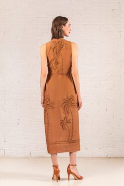 Moutaki βαμβακερό καλοκαιρινό φόρεμα